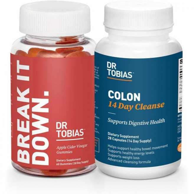 콩팥 키드니클렌즈 닥터 토비아스 소화 스타터 팩 콜론 14일 클렌징 사 사이다 식초 구미, 1, 28