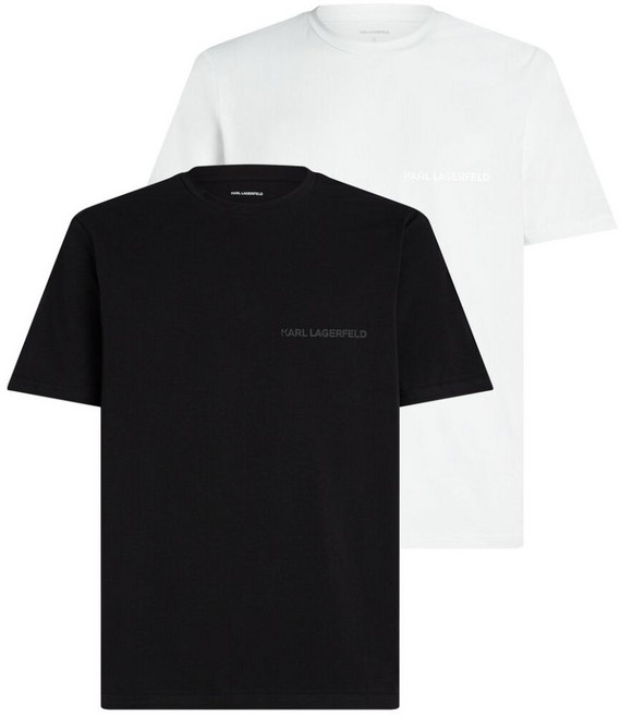 칼 라거펠트 로고 프린트 티셔츠 2팩 세트