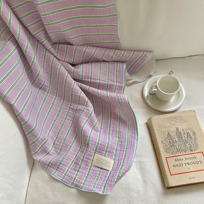 목화베리 거즈블랭킷 사계절 담요 강아지이불 국내산제작