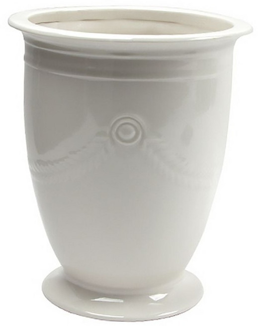 프리미엄 화이트 도자기 인테리어 화병 대형 꽃병 23x27cm 거실인테리어소품 조화화병 도자기소품