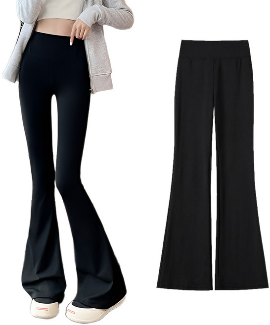 핑크셀럽 여성 요가 필라테스 빅사이즈 부츠컷 탄력 레깅스