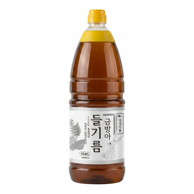 [금방아] 진하고 향이 고소한 대용량 100% 통들깨 들기름, 1개, 1.8L