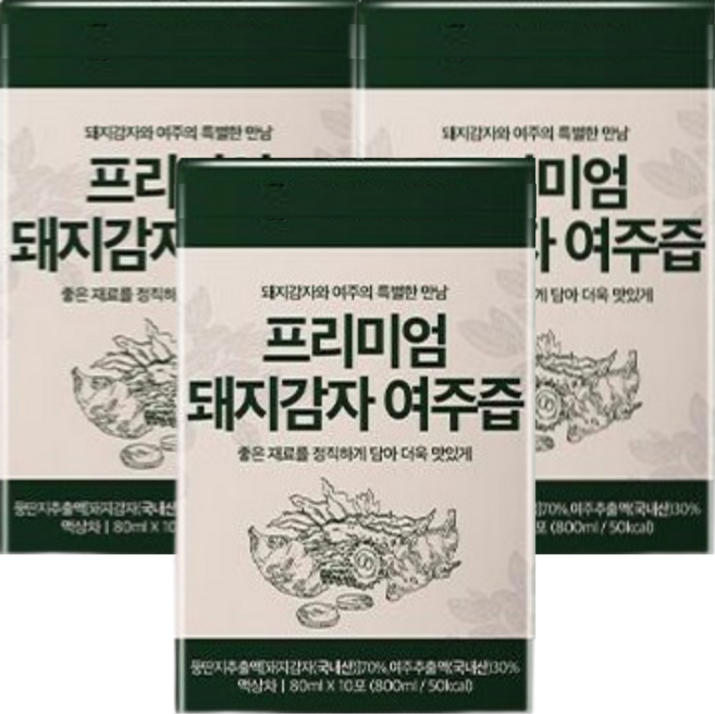 국산 돼지감자 여주즙 식약청인정 HACCP, 1박스, 2.4L