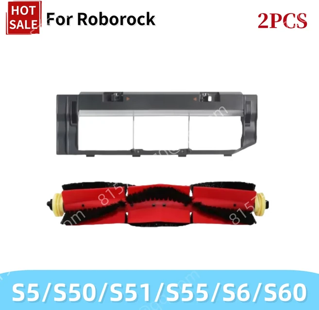 로보락 S5 S50 S51 S55 S6 S60 S6 순수 진공청소기 액세서리 HEPA 필터 천 사이드 메인 브러시 예비 부품, 02 Set B-2PCS