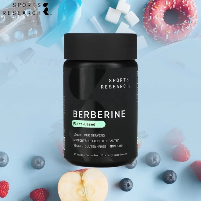 스포츠리서치 베르베린 Berberine 버버린 60캡슐, 1개, 60정 - 쿠팡