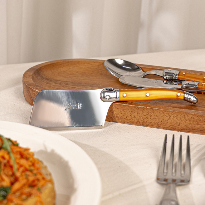 장네론 라귀올 미니 치즈커터 치즈나이프 치즈칼, 1개, 오렌지