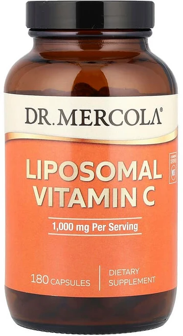 Dr. Mercola 리포소말 비타민C 캡슐 180정(캡슐 1정당 500mg) Mercola (닥터 머콜라), 1개 - 쿠팡