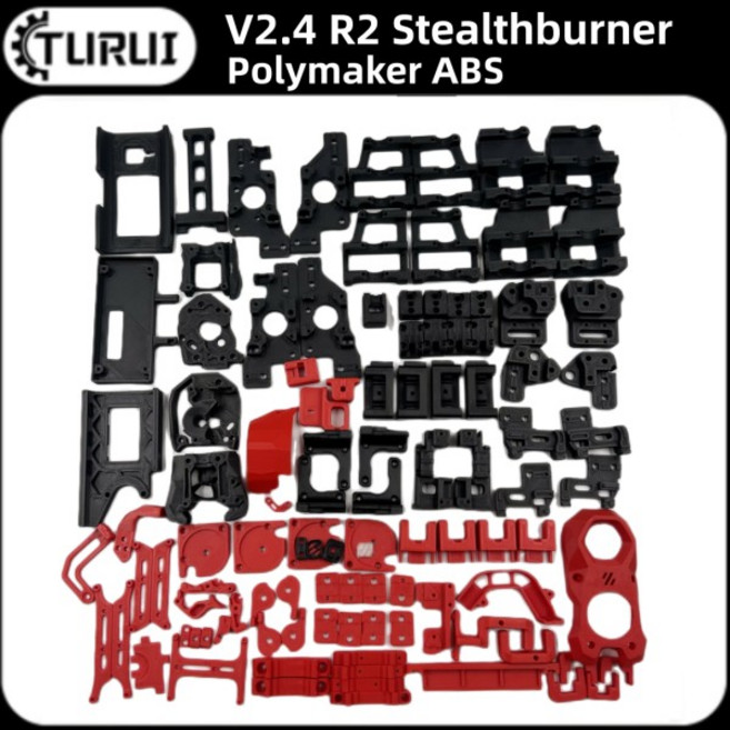 TURUI Voron 2 4 부품 메인 폴리메이커 Abs V2 키트 무브먼트 구조 스텔스버너 필요, 01 Afterburner, 01 Mosquito printhead