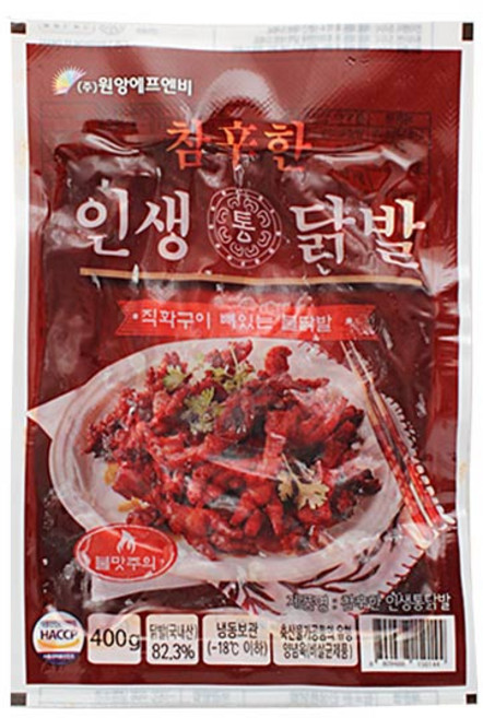 원앙에프엔비 참신한 인생 통닭발 400g, 5개