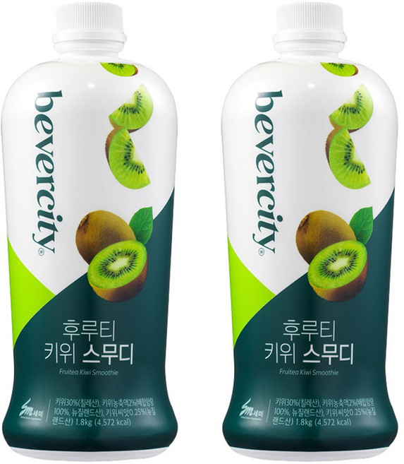 세미 후루티 키위스무디 원액 1.8kg, 2개