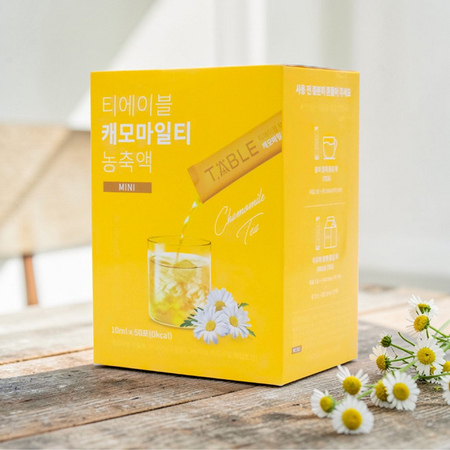 티에이블 캐모마일티 농축액 mini 1세트 50개입, 10g, 1개