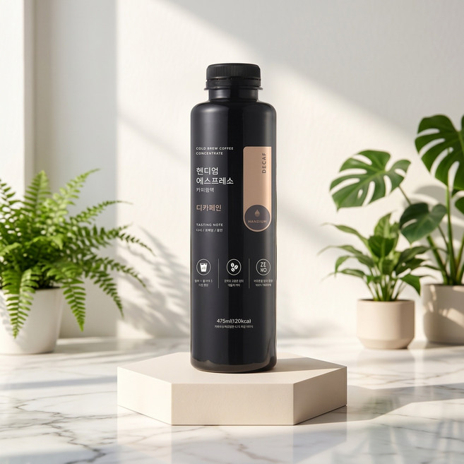 핸디엄 에스프레소 커피원액 디카페인 475ml, 1개