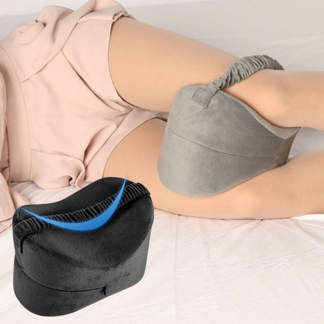 무릎 바디필로우 메모리폼 수면 베개 임산부 쿠션 옆잠 잠잘오는 68896EA 1(EA), 블랙