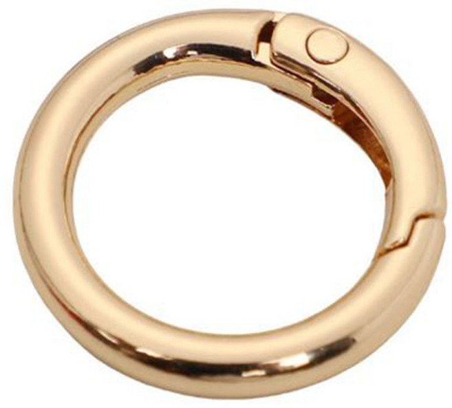osshop 원터치 원형 고리링, 링고리 - 골드 외경 35mm, 10개
