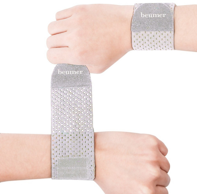 [물리치료사 자문개발] 브메르 1mm 에어핏 손목보호대, 그레이 FREE, 2개
