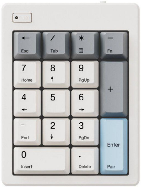 키보드 기계식 무선 키패드 블루투스 숫자 유무선 저소음 지클릭커 넘버패드, 4. 노란색 샤프트