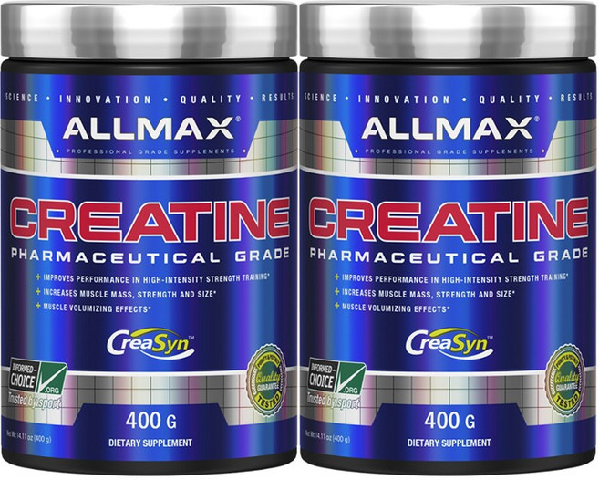 ALLMAX 肌酸粉, 400g, 2罐