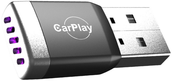 차량 내 원활한 스마트폰 통합을 위한 USB 무선 자동차 재생 어댑터 화면 미러링 어댑터 고해상도 비디오 디스플레이, 4NB1301778_HJ, 1개, 그림과 같이