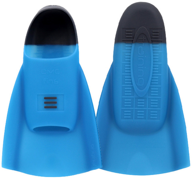 DMC 오리지널 하이드로핀-블루 숏핀 오리발, 블루 MS