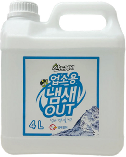 산도깨비 냄새아웃 업소용 실내용 담배냄새제거 탈취제 4000ml, 4L, 1개