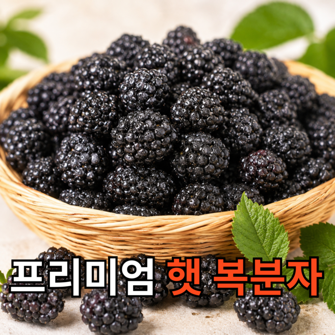[한정특가판매] 당일수확 냉동 복분자 생과, 1박스, 1kg