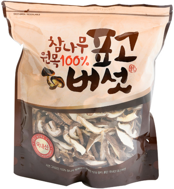 산천농원 국내산 표고채 슬라이스 200g, 1개