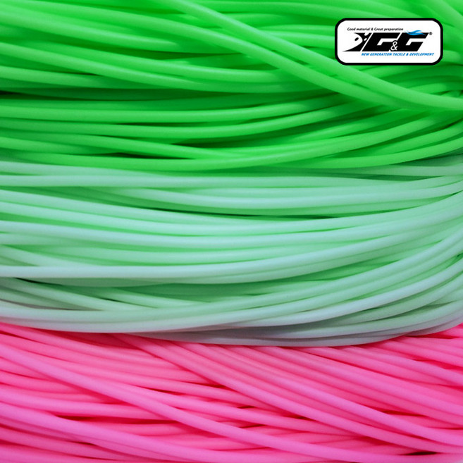 쯔리메이진 일반 단축광 튜브 갈치 칼치 고무 호스 선상 낚시 자작 채비 소품, 그린-1m, 1개