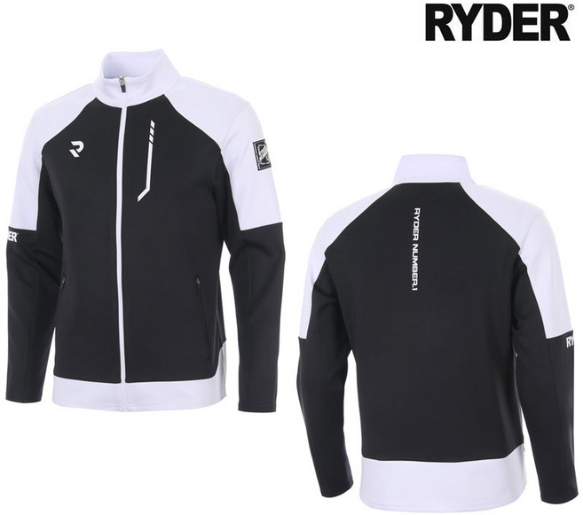 라이더 배드민턴 스포츠 트레이닝 자켓 블랙 화이트 2023RT-1