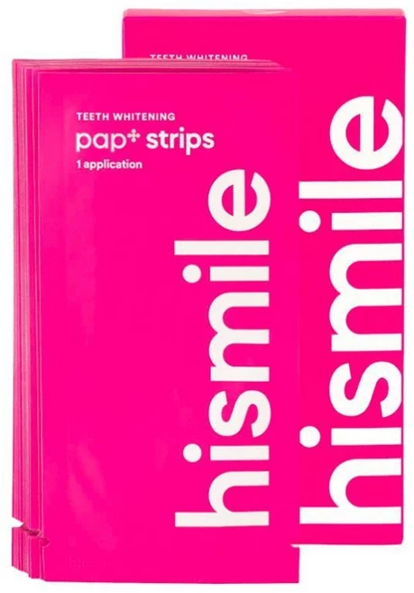 하이스마일 PAP+ 치아 미백 스트립 14팩 HiSmile PAP+ Teeth Whitening Strips 14 Pack, 14개, 400g - 쿠팡