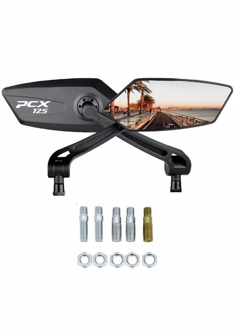 오토바이 미러 조절 백미러 간편한 설치, 1개, 색상: 5. Original-PCX125
