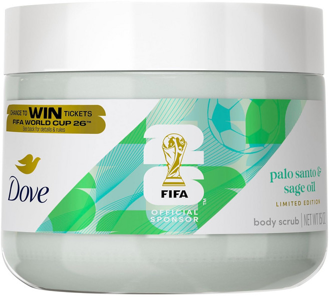 도브 바디 스크럽 팔로 산토 & 세이지 오일, 425.2g, 1개