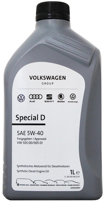 VW 福斯 SPECIAL D 502 505 5W40 原廠指定機油 清潔引擎積碳 提升燃油效率 延長引擎壽命, 1個, 1L