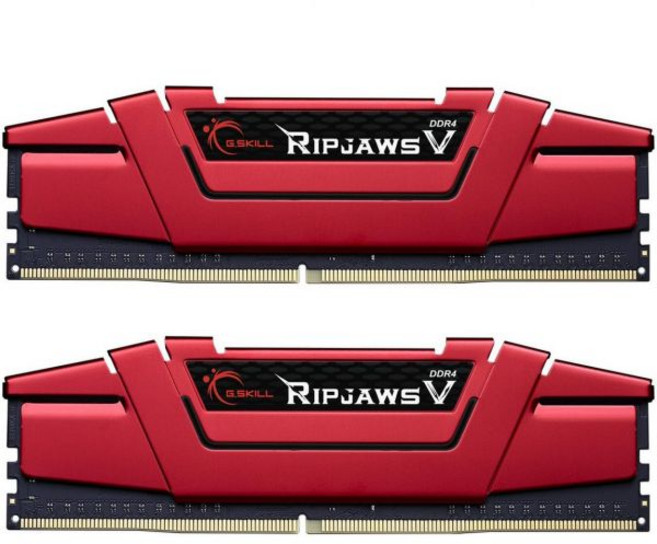 GSKILL RipjawsV 시리즈 DDR4 램 XMP 16GB 2x8GB 3200MTs CL16181838 135V 인텔 AMD 데스크탑 컴퓨터 메모리 UDIMM 블랙 F43, 16GB (2x8GB)