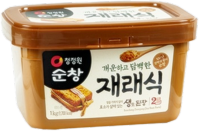 청정원순창 개운하고 담백한 재래식 생된장, 1kg, 40개