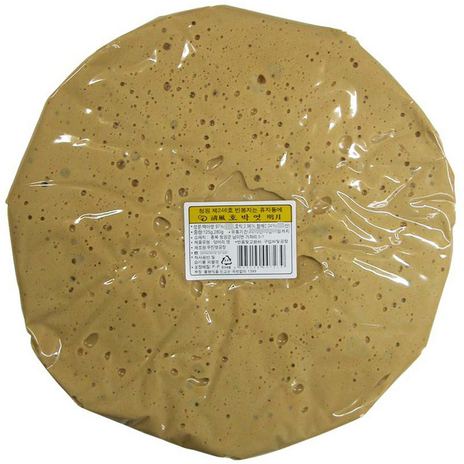 호박엿 쟁반 280g 동절기 깨짐 참고 갱엿 땅콩엿 판엿 뎡어리엿 이강산닷컴, 1개