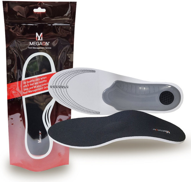 메가온 뉴플랫핏 아치서포트 깔창