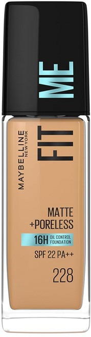 Maybelline Maybelline New York Fit Me Matte Liquid Foundation Shade, Shade 228 Soft Tan, 1개, 30ml