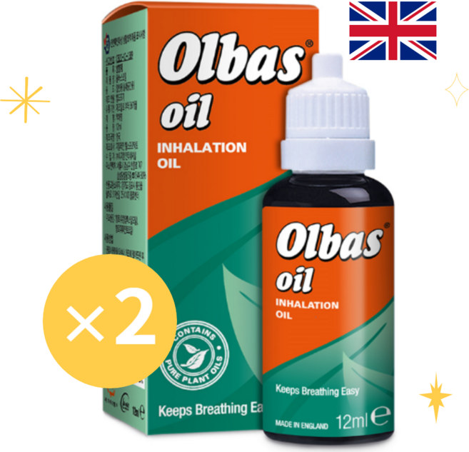 [영국직수입 정품] 올바스오일 오리지널 12ml 어린이사용가능, 2개