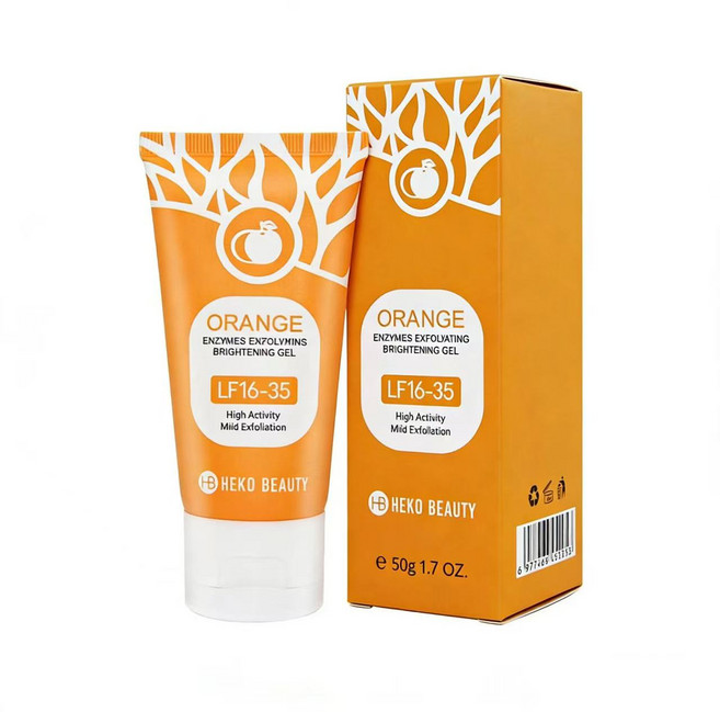 헤코 뷰티 효소 각질 제거 브라이트닝 젤 부드러운 각질관리 모공케어 미백 광채 약산성 순한 필링 젤, 1개, 50g