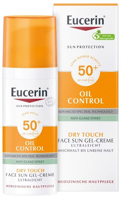 유세린 썬 오일컨트롤 젤 크림 SPF50+ 50ml, 1개