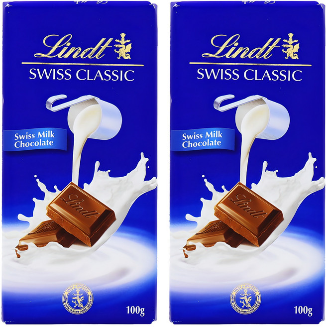 린트 스위스 클래식 밀크, 100g, 2개