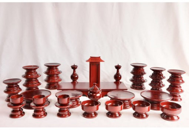 [남원민속목기] 고급제기세트 37P 47P 목기 제사 제기 그릇 전통공예품 30%, [옵션1] 오리목 민자 37P, 1세트