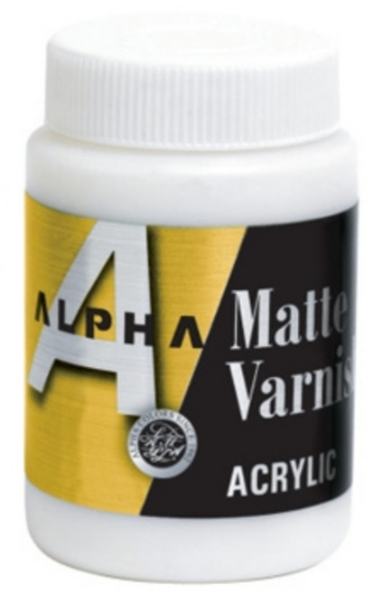 색채 매트 바니쉬 250ml 아크릴화그리기 전문가물감 마감재 미술용품 무광 마감제