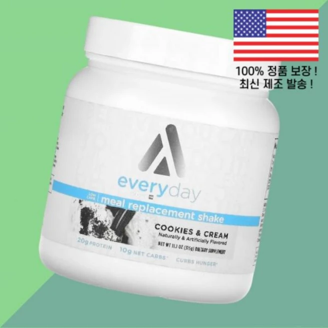 트랜스폼HQ 에브리데이 식사 대용 쉐이크 쿠키 크림 11.1온스 315g TransformHQ Everyday Meal Replacement Shake Cookies Cream, 트랜스폼HQ 에브리데이 식사 대용 쉐이크 쿠키 크림 1 - 쿠팡