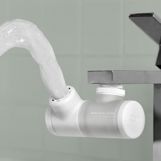 두리 울트라 필터 세면대 수전 아기비데 워터탭, 일반형 (세디먼트 필터) 화이트, 화이트, 1개