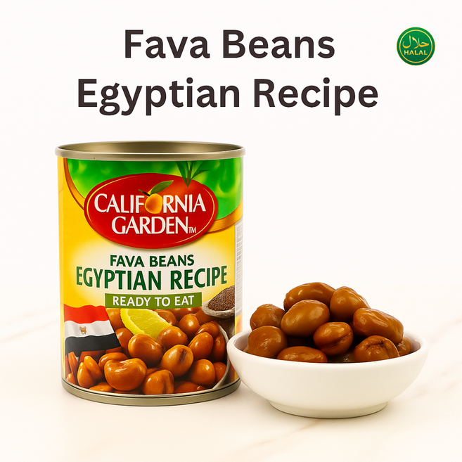 California Garden Fava Beans Egyptian Recipe 캘리포니아 가든 파바 빈스 이집트 레시피, 1개, 400g