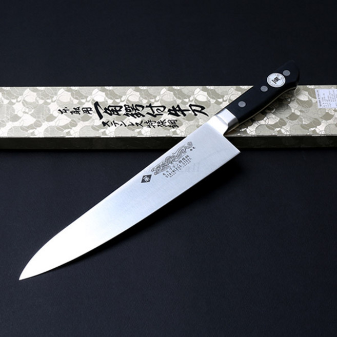 일본 일각 AUS-8A 용칼 270mm 우도 셰프나이프 고급식도, 용칼 우도