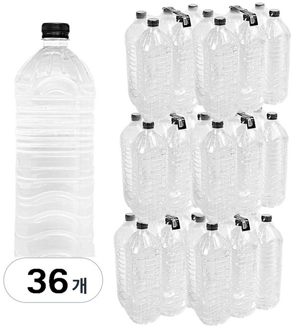 순창샘물 무라벨, 36개, 2L
