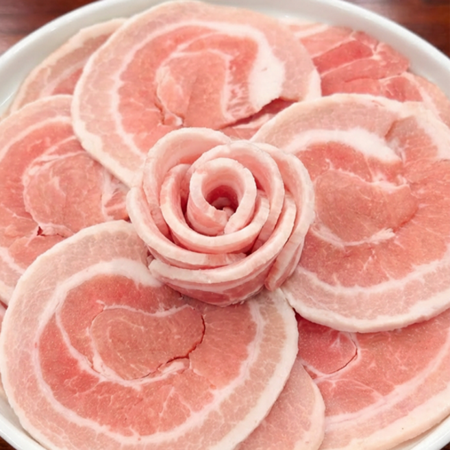 듀록 흑돼지 눈꽃삼겹살 500g 800g 고소한 마블링 구이용 냉동, 2개