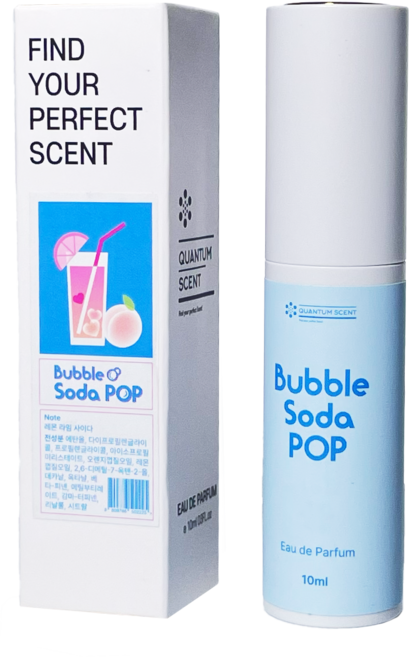 퀀텀센트 10대 20대 버블 소다향 여름 시원 향수, 1개, 10ml